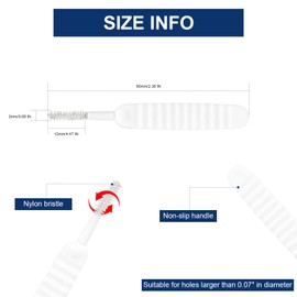 NearMoon - Piezas de repuesto para cabezal de ducha, 3 cepillos de limpieza de boquilla de ducha + 30 boquillas de silicona, kit de limpieza antiobstrucciones para reemplazo de cabezal de ducha, deja