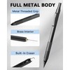 Nicpro Black Metal 2.0 Mechanical Pencil Set with Case, 3