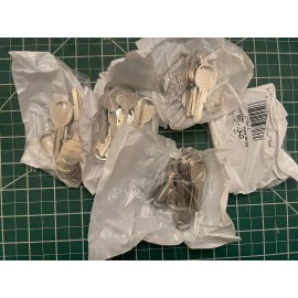 Taylor 50 New GM B47 K Keyway Ignition Key Uncut Blank Silver Brass General Motors