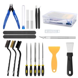 30 PCS 3D Printer Nozzle Cleaning Kit, Model Tools Kit, 3D Printing Tools, Hobby Building Tools Kit for 3D Print Removing, Cleaning, Finishing
