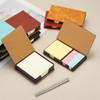 PATIKIL 140 Sheets Leather Sticky Notes Holder, 10in Post Notes