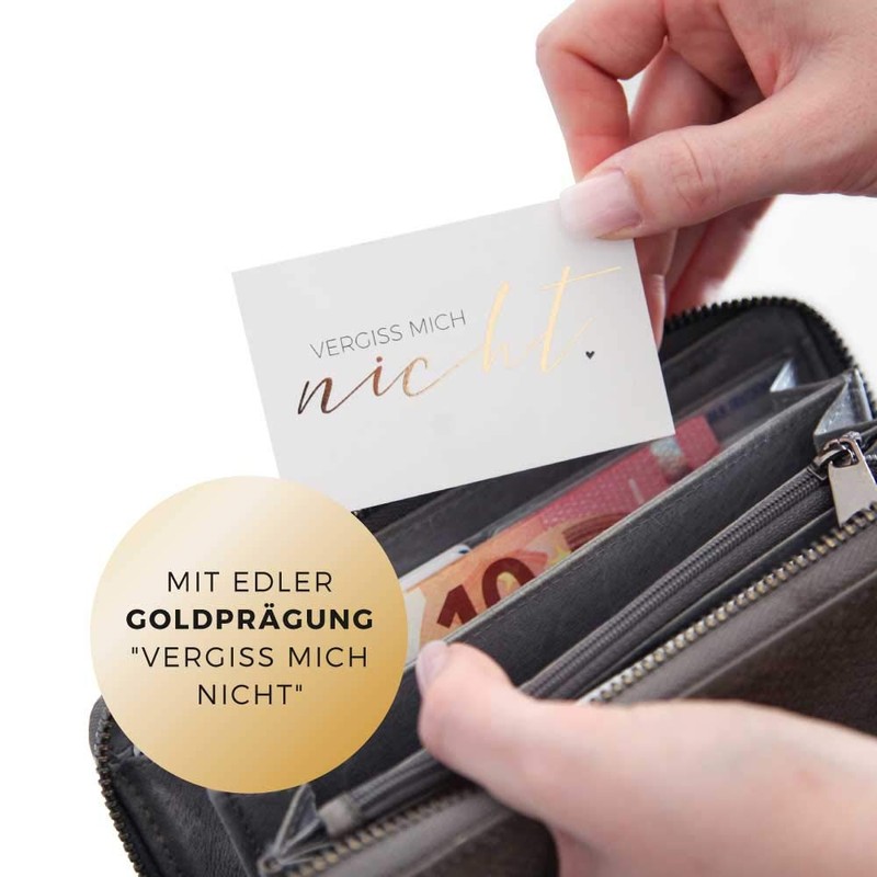 Appointment Cards (Set of 100) with Exclusive Gold Embossing for