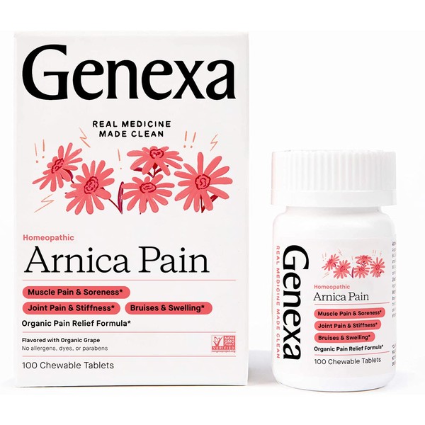 Genexa Arnica Pain - 300 Tablet (3 Pack) | Certified Organic & Non-GMO, Physician Formulated, homeopathic | Pain Relief Remedy
