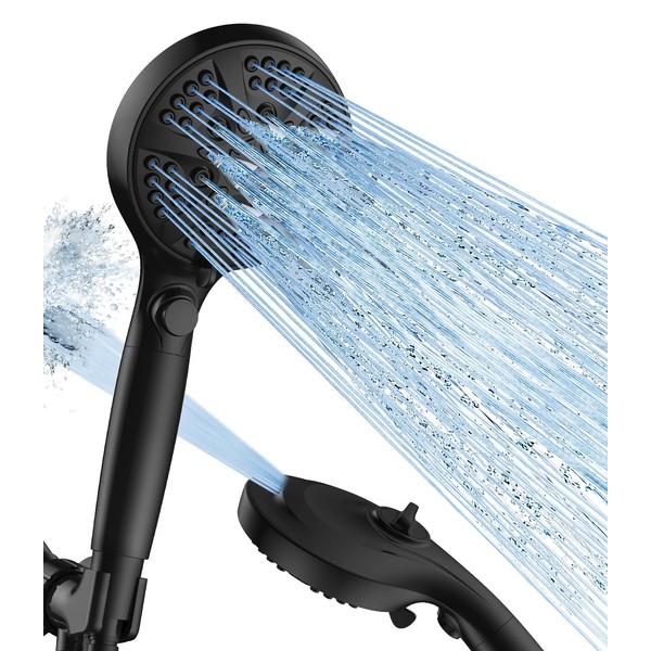 10-Mode Shower Head with Handheld, HOPOPRO High Pressure Handheld Shower