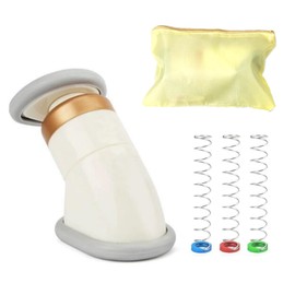ymkupe Neck Toning System Neck, Double Chin & Jaw Exerciser Remover Facial Neck Line Exerciser Chin Massager, Chin Exerciser with A Gua Sha to Improve Saggy Skin, Define Jawline