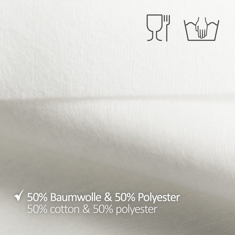 com-four® 5 Cheesecloths, Reusable, 75 x 70 cm (Pack of