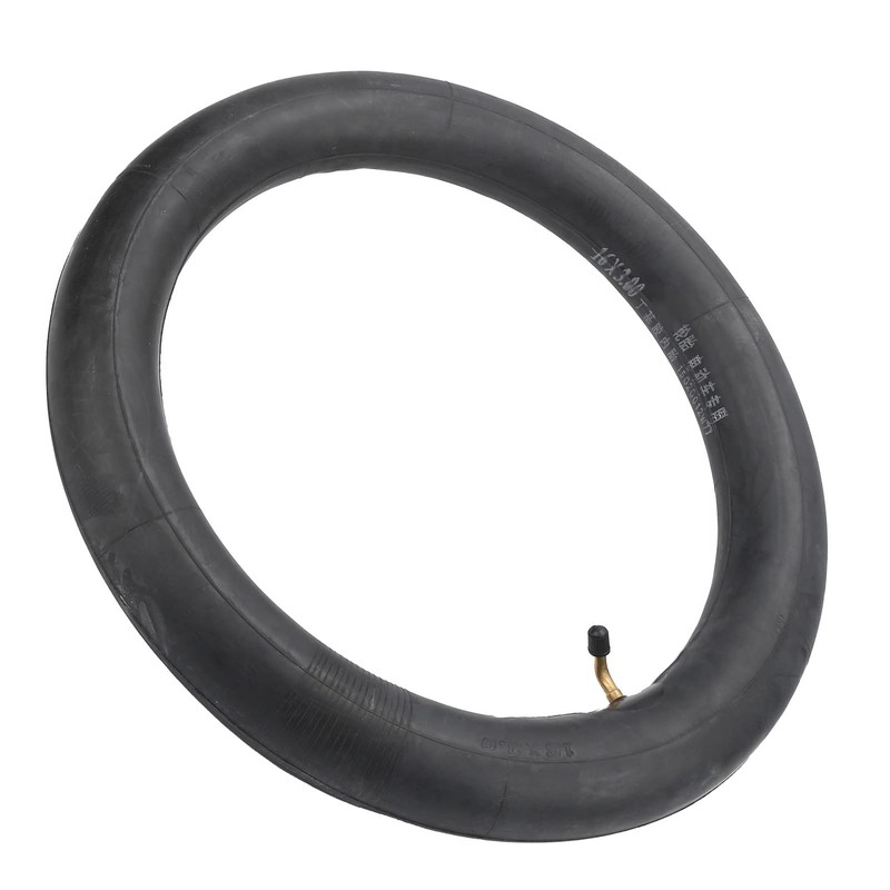 16x3.0 Electric Bicycle Replacement Inner Tube with Bent Angle Valve