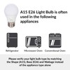 Simba Lighting LED A15 Refrigerator Light Bulbs (6-Pack) 4W 40W