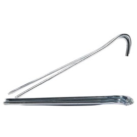Vango 18cm Steel Pegs - 10 Pack, Silver, One Size