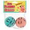 Pets Play Rubber Balls for Pet Dogs, Pack of 2