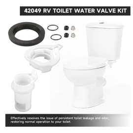 Thetford 42049 Water Valve Style II Kit, Aqua