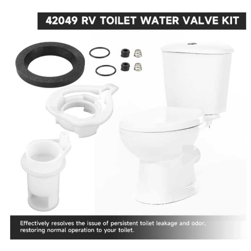 Thetford 42049 Water Valve Style II Kit, Aqua
