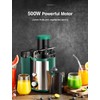 QCen Juicer Machine, 800W Centrifugal Juicer Extractor with Wide Mouth