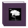 Fabric 100 pkt 4x6 Photo Album, Wildberry Purple