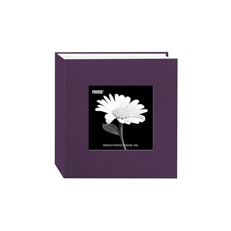 Fabric 100 pkt 4x6 Photo Album, Wildberry Purple