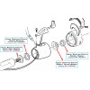 COUNTERPART AUTOMOTIVE 1967 1968 1969 CHEVY GMC TRUCK STEERING COLUMN