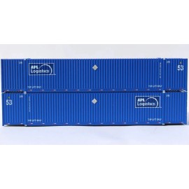 Jacksonville Terminal JTC N Scale ~ APL Set #2 ~ 53' High Cube Container ~537070