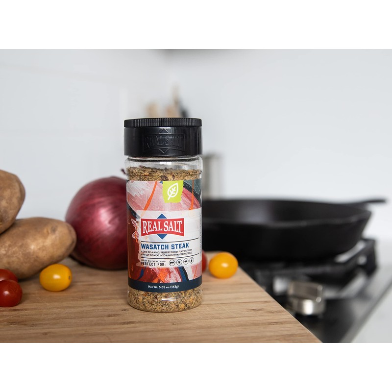 Redmond Real Sea Salt - Natural Unrefined Gluten Free Wasatch