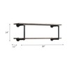 TREATLIFE HOME Maximize Space with Wall-Mounted Rack, 2-Tier Shelf for