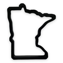 Minnesota State Cookie Cutter with Easy to Push Design (4 inch)