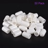 DMiotech 50pcs 12mm Inner Diameter White Screw Protector Rubber End