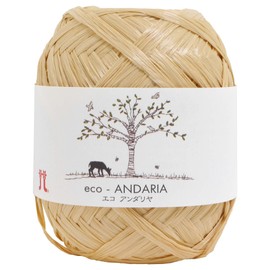 Hamanaka 0200 Eco-Andaria Thick Crafting Yarn 1.4 oz (40 g), Approx. 262.5 ft. (80 m)