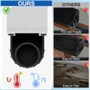 MYFAMIREA Garage Door Bottom Seals Rubber 10FT Weather Stripping Weatherproof