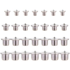 28 Pieces Wooden Dowel Centring Tips Set, Dowel Marker Set, 6/8/10/12 mm Dowel Tips, Dowel Aid Wooden Dowel for Woodwork Drilling Tools