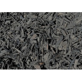 Landscape, Garden and Flower Bed Mulch, Black. Hardwood Mulch. 42 Quarts.