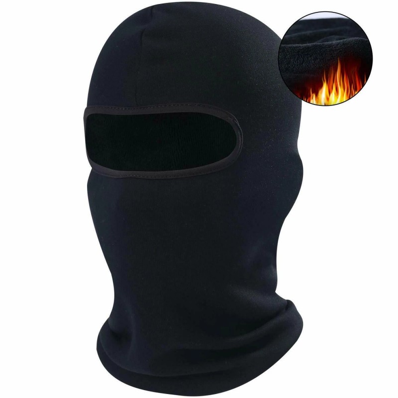 Unbranded Winter Windproof Fleece Ski Full Face Mask Neck Warm