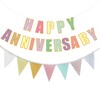 Happy Anniversary Banner, Wedding Anniversary Party Funny Paper Sign Party