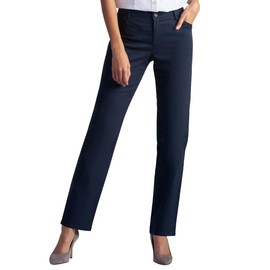 Lee Women's Relaxed Fit All Day Straight Leg Pant Imperial Blue 12 Long