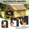 Large Automatic Chicken Coop Door Solar Powered, Charge with 7W