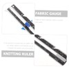 SEWACC 12Pcs Sewing Gauge Sliding Gauge Button Quilting Ruler for