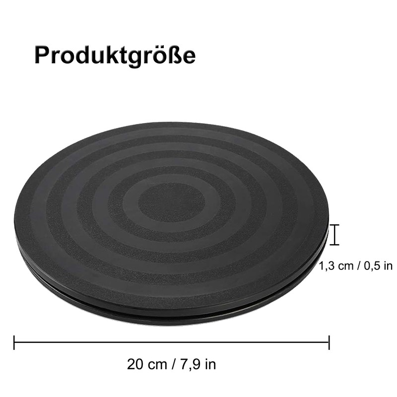 Pack of 2 Turntable, 360 Degree Rotatable 20 cm Universal
