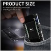 GLMC Minimalist Metal Wallet RFID-Blocking Credit Card Holder with Cash