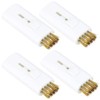 4-Pack Pocket Retractable Golf Club Cleaning Brush Tool - Wire