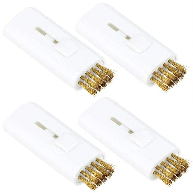 4-Pack Pocket Retractable Golf Club Cleaning Brush Tool - Wire