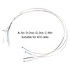 Cello Strings Full Set Steel Core 4/4 Replacement Parts Musical