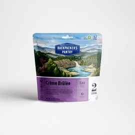 Backpacker's Pantry Creme Brulee - Freeze Dried Backpacking & Camping Food - Emergency Food - 12 Grams of Protein, Vegetarian, Gluten-Free - 1 Count