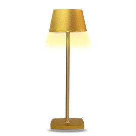 HiAir Cordless Lamps - 6000mAh Desk Lamp | Rechargeable Battery Operated Lamp for Office, Dorm, Cafe, Camping & Power Outage | Perfect for Reading & Decorating (Gold)