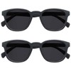 OPULIZE Pop Sun Reader Glasses Pack of 2 Keck Round