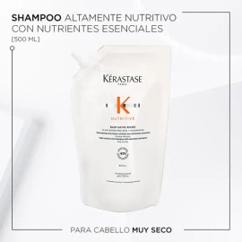 Kérastase Nutritive Refill Shampoo Bain Satin Riche 500ml                                                                                             