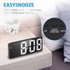Digital LED Alarm Clock, Table Clock, Temperature and Calendar Display,
