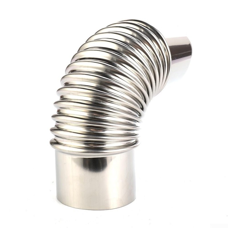 Stainless Steel 90 Degree Angle Chimney Liner, 90° Multi Flue