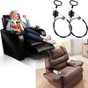2 PCS Sofa Recliner Cables, D-Ring Recliner Release Pull Handle