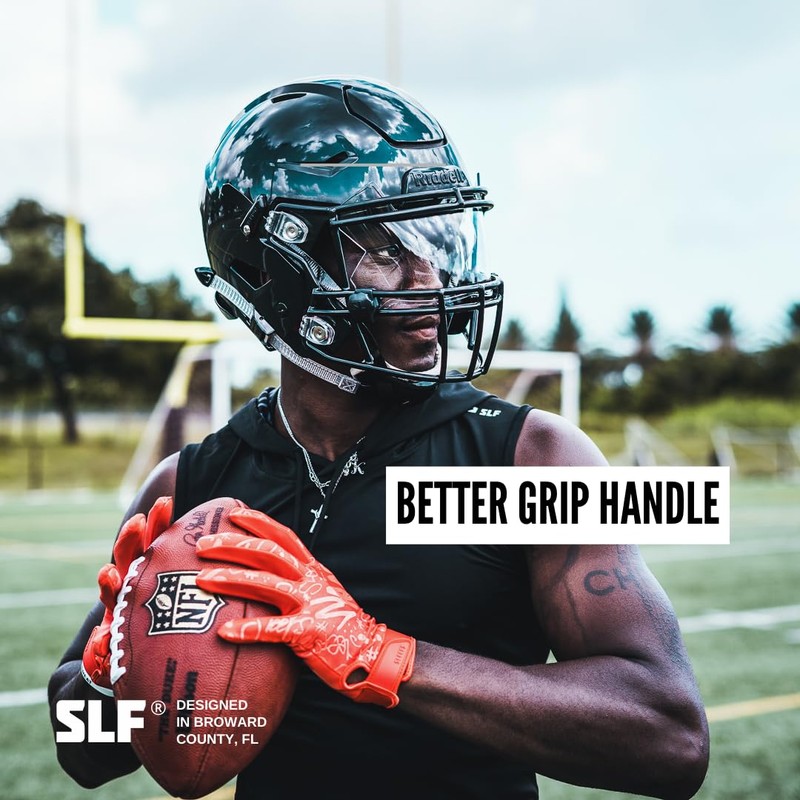 Basic Black Sticky Football Receiver Gloves