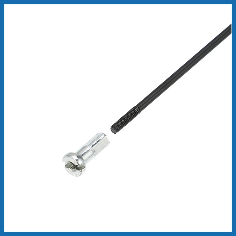 A ABSOPRO 12 Pcs 14G J Bend 282mm Bike Bicycle