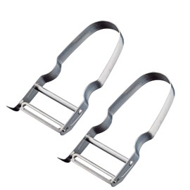 Westmark Vegetable and Asparagus Peeler, Set of 2, U Peeler, Verdura, Monopol Edition, Stainless Steel, Silver, 609133E3