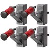 T Post Target Hanger, Target Stand Base, Adjustable Height Steel